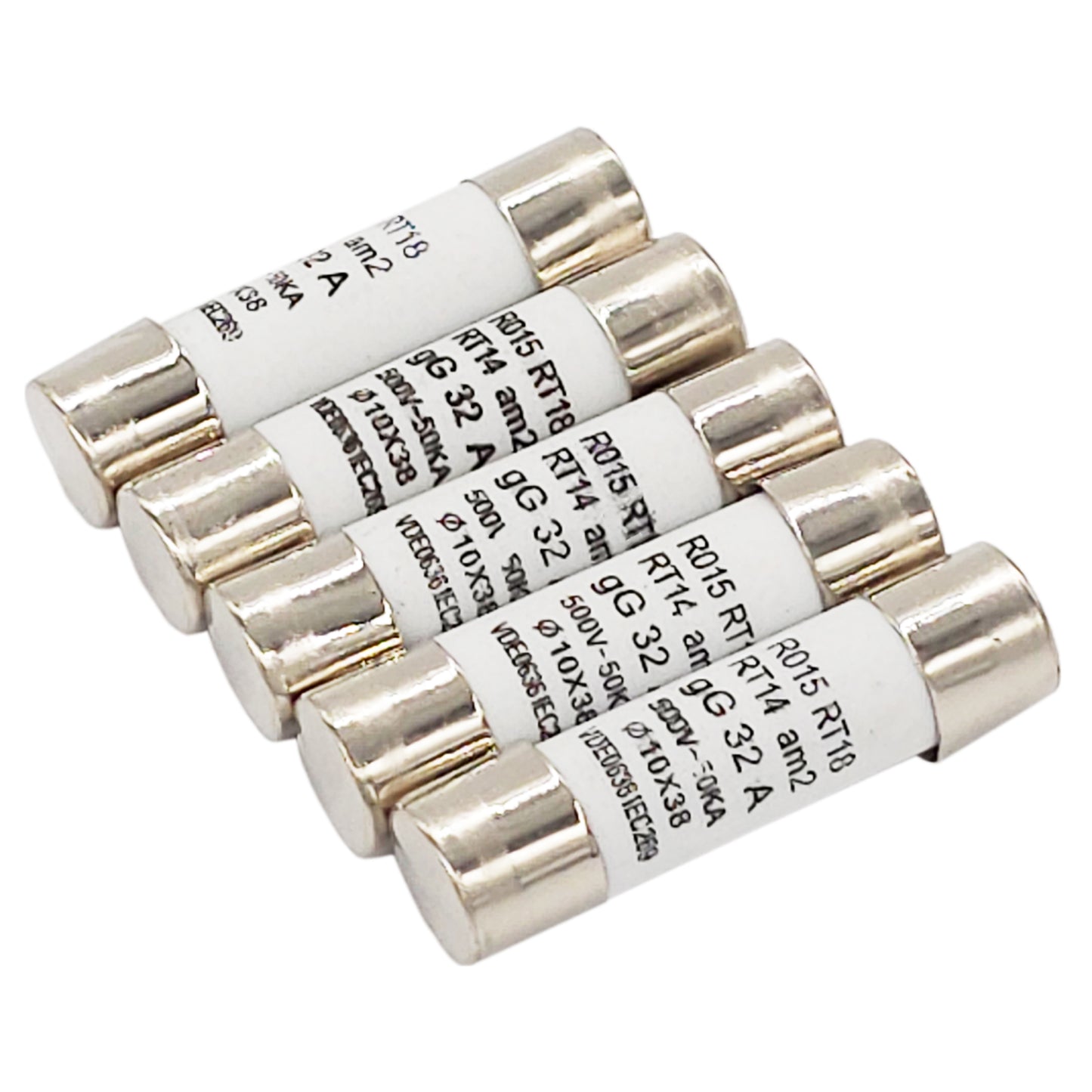 Pack 5 Fusibles 32a 10x38mm Soliot