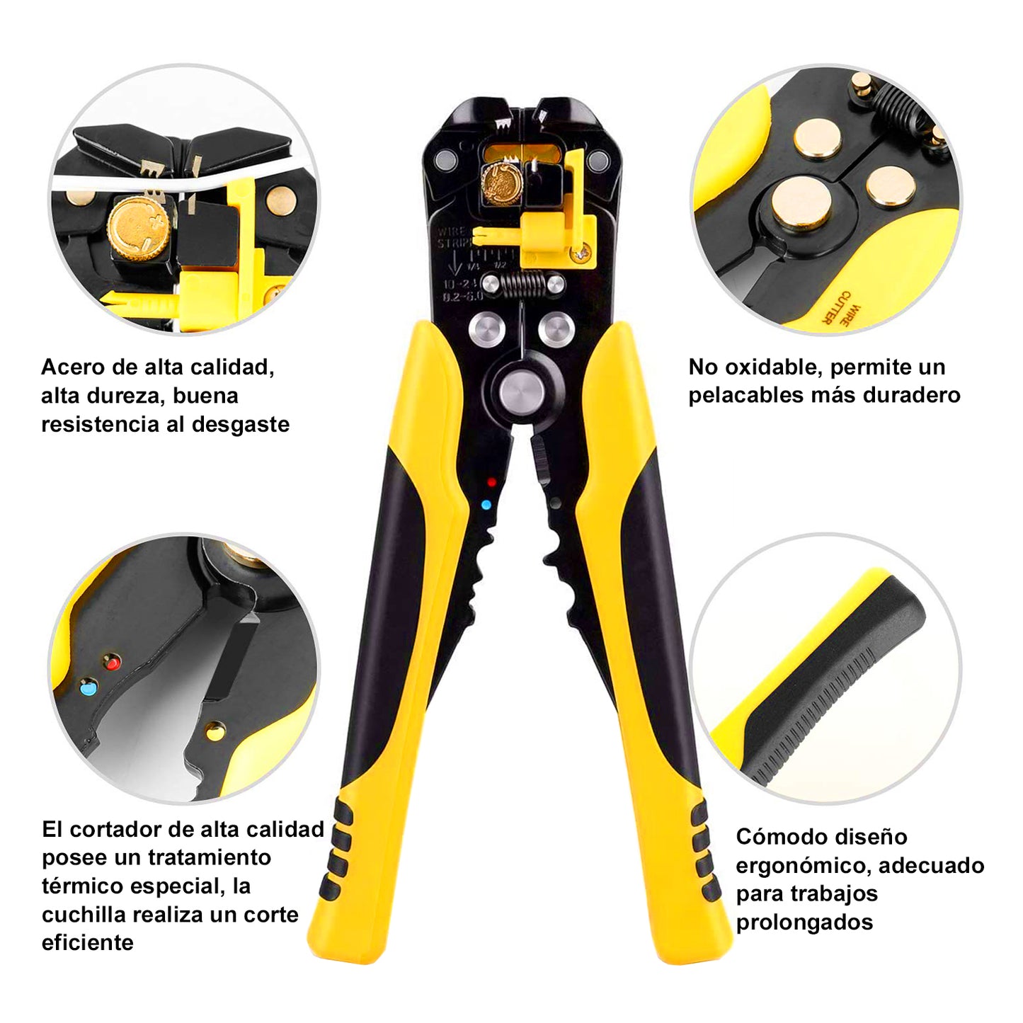 Alicate Pelacable Automático 0.2-6mm²