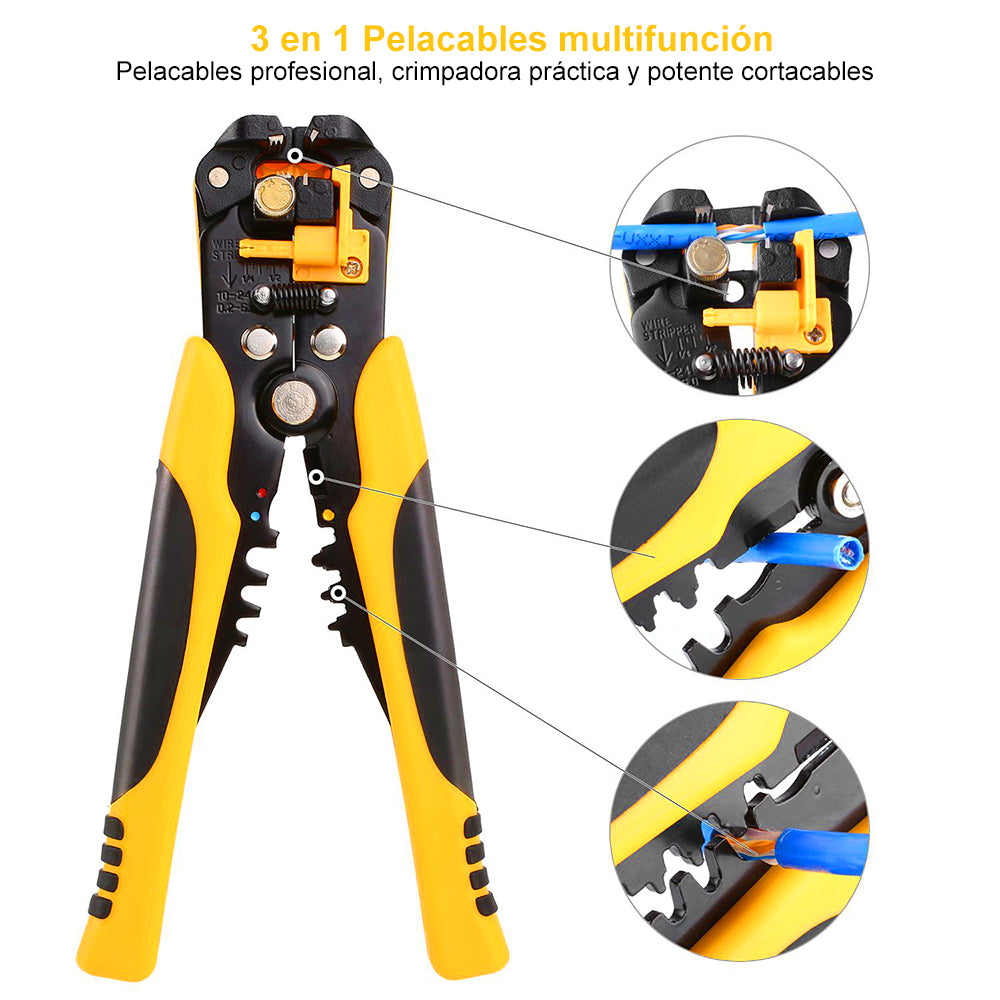 Alicate Pelacable Automático 0.2-6mm²