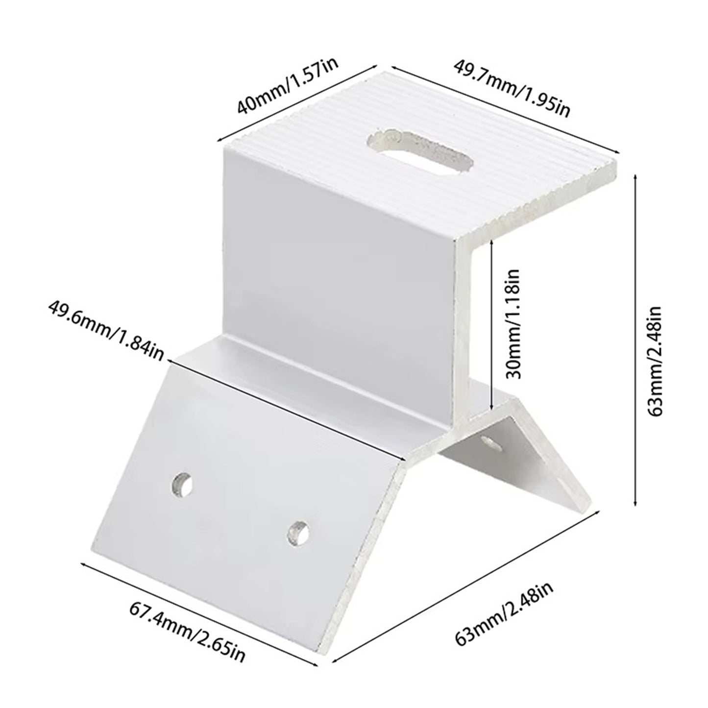 Anclaje Perpendicular GRD-TR-21 Solar