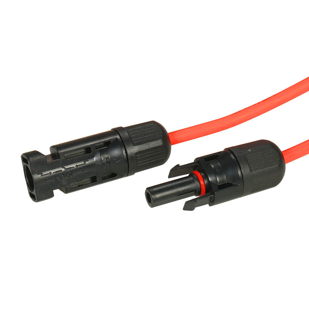 Cable Solar 4mm2 Con Conector Mc4 40 Mts