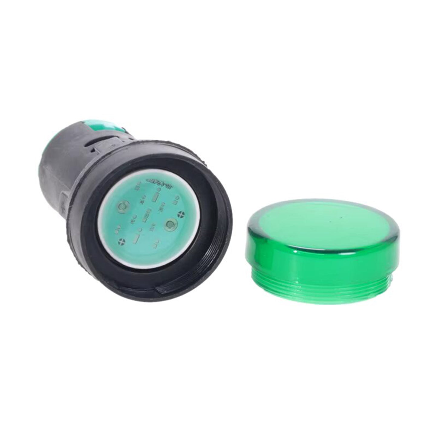 Luz Piloto Led Verde 22mm 220v Pack 2 Unidades