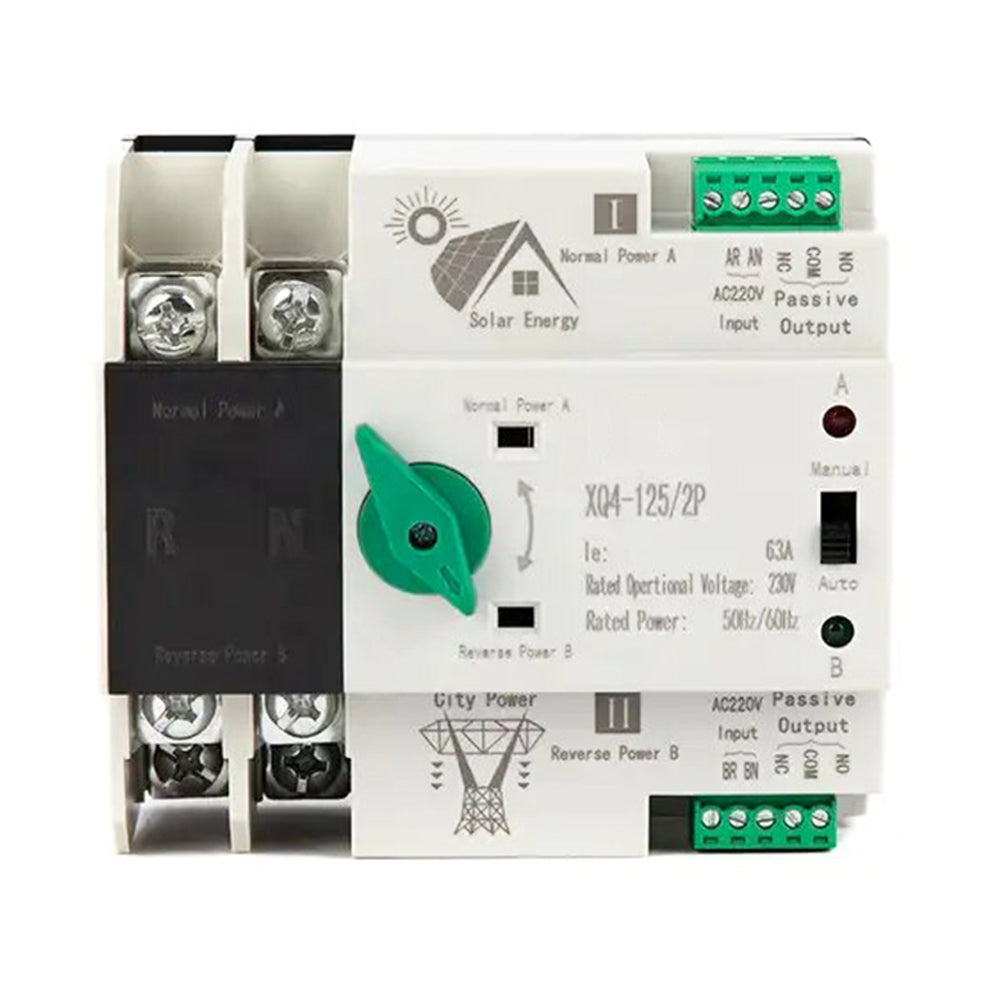 Interruptor Ats Transferencia Automática 63a Monofásico