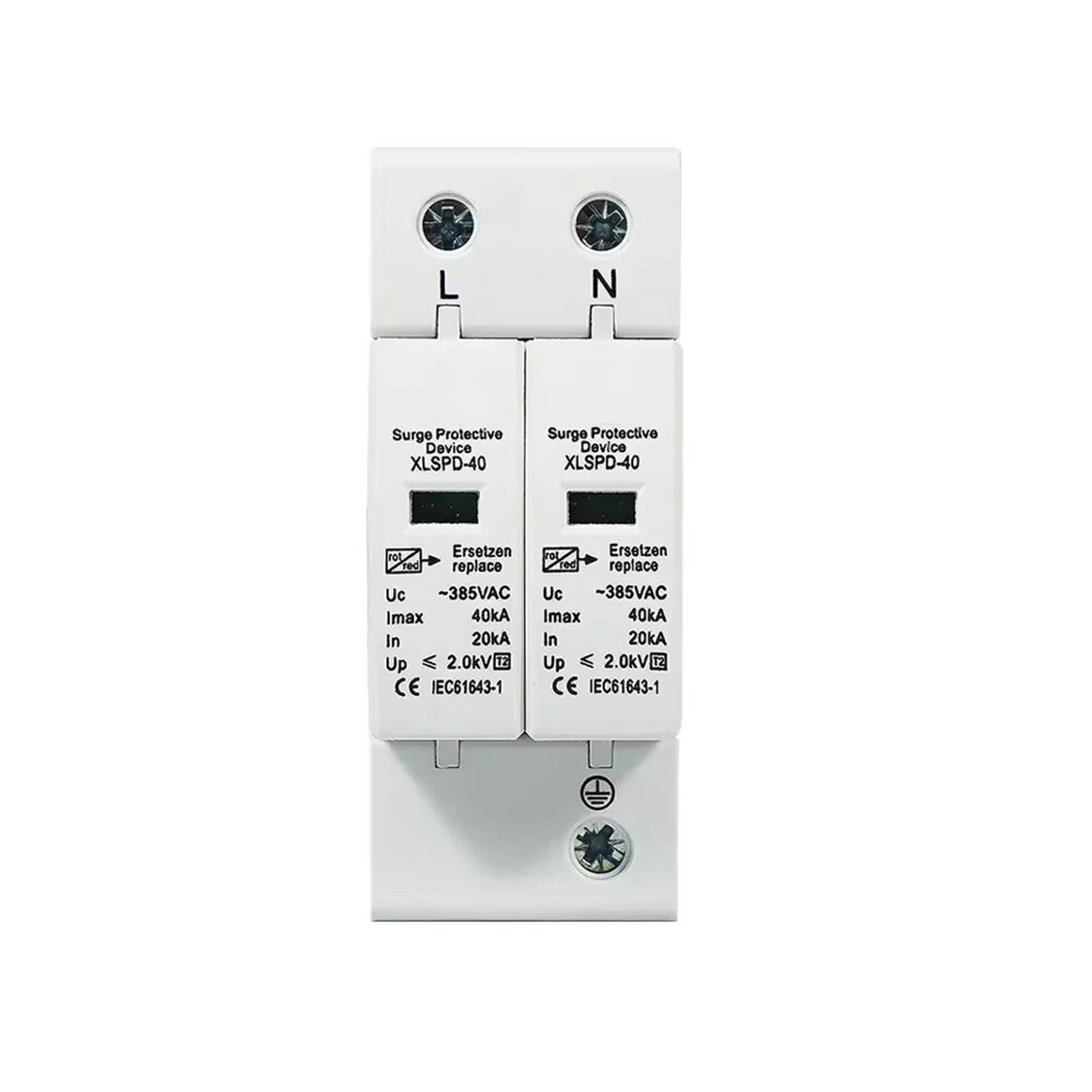 Protector Sobretensiones Pararrayos 385vac 2p 40ka