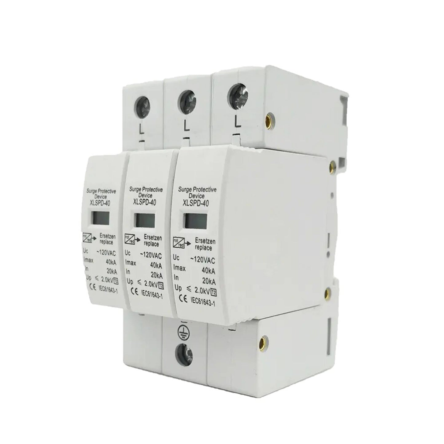 Protector Sobretensiones Pararrayos 385vac 3p 40ka