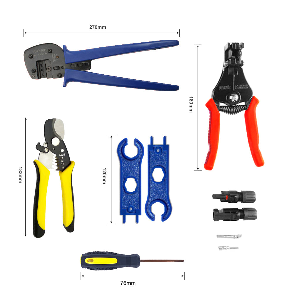 Kit De Herramientas Crimpado Solar Mc4 Soliot