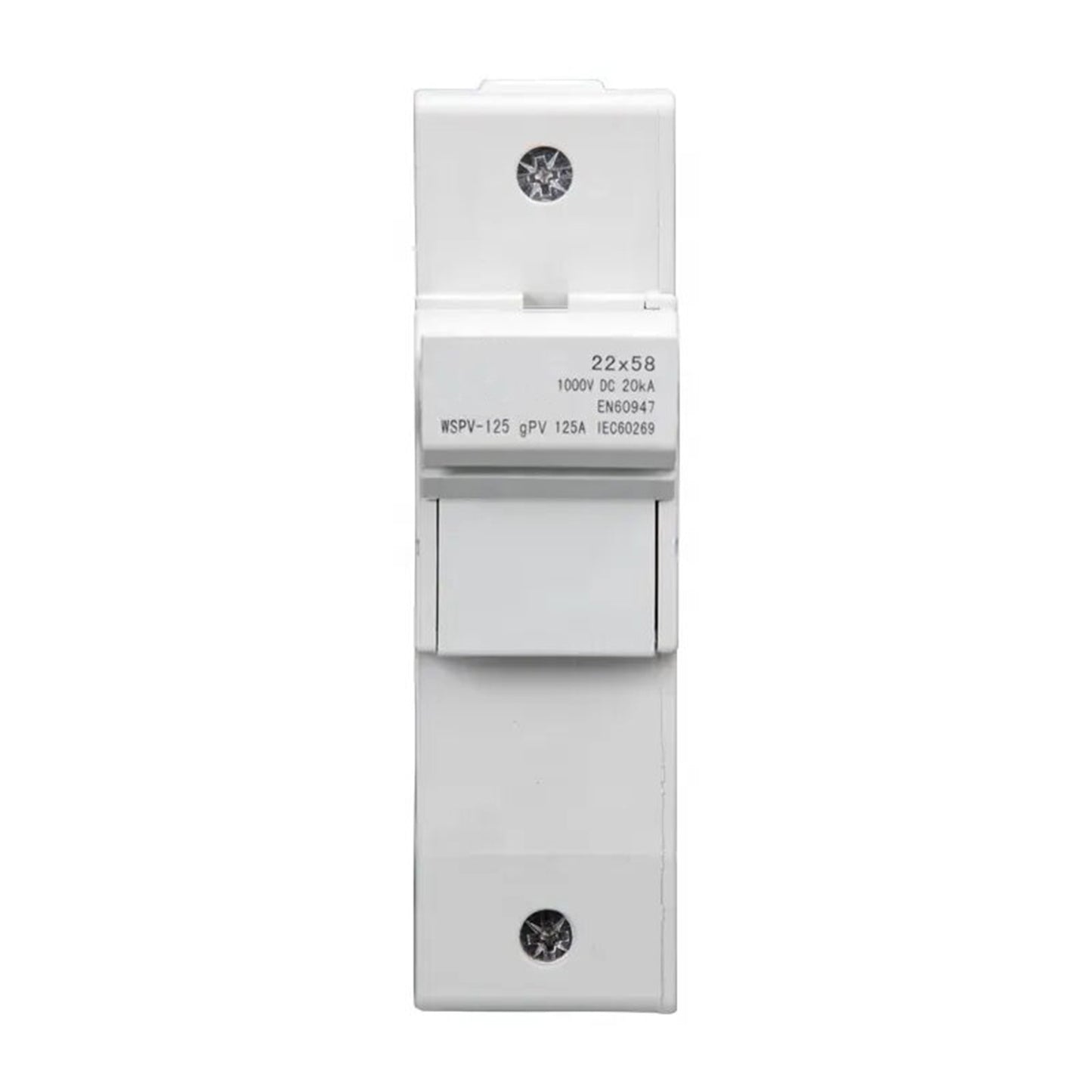 Portafusible Solar DC 22x58mm 1000V