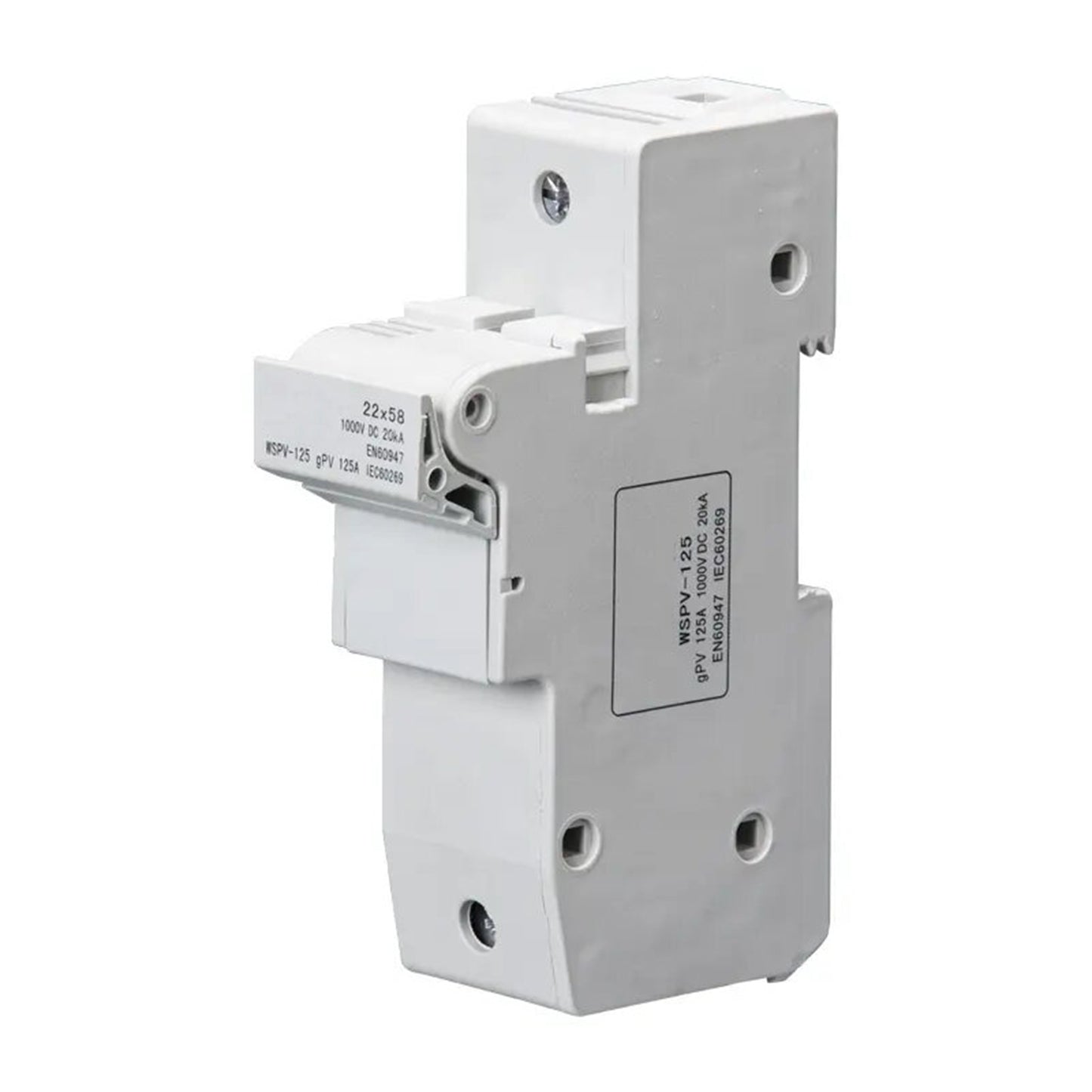 Portafusible Solar DC 22x58mm 1000V