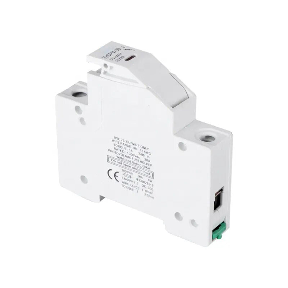 Portafusible Solar 1000v Dc 10x38mm