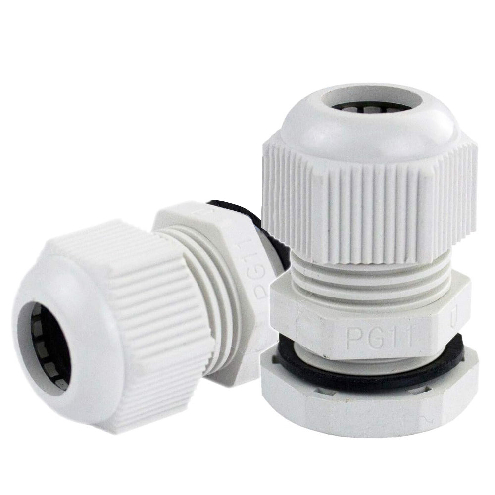 Prensa Estopa Pg11 Ip68 (5 - 10mm) Blanco 10 Unidades