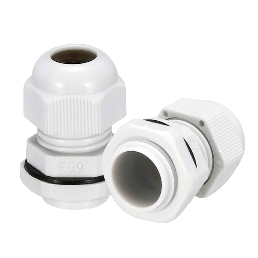 Prensa Estopa Pg9 Ip68 (4 - 8mm) Blanco 10 Unidades