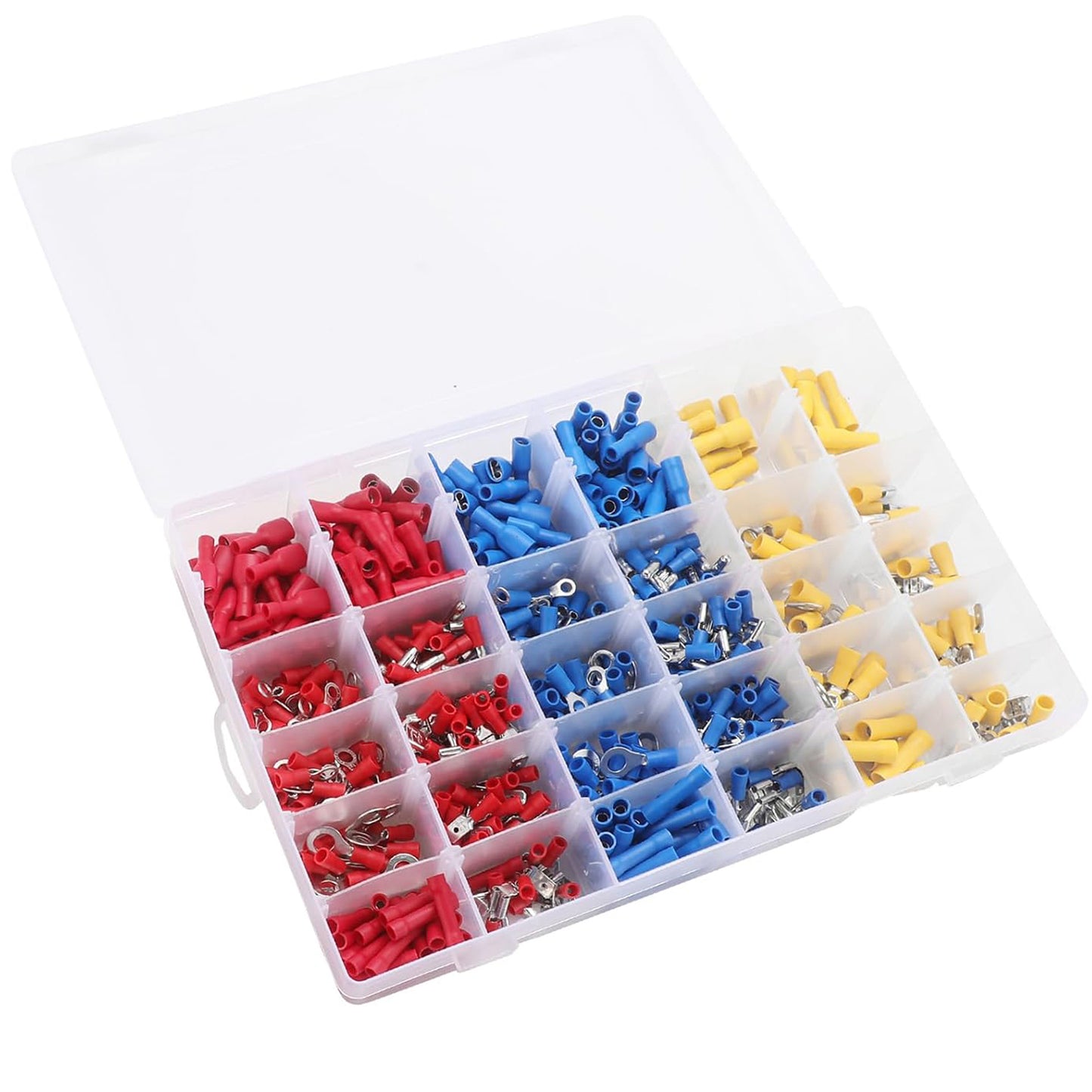 Kit 480 Terminales Aislados Eléctricos Con Caja