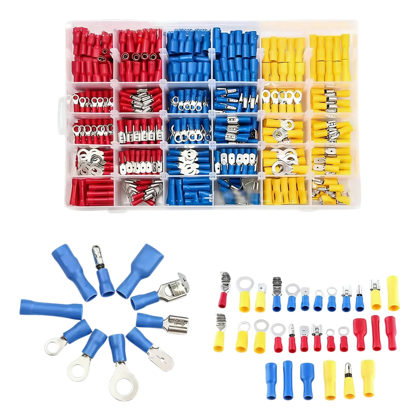 Kit 720 Terminales Aislados Eléctricos Con Caja
