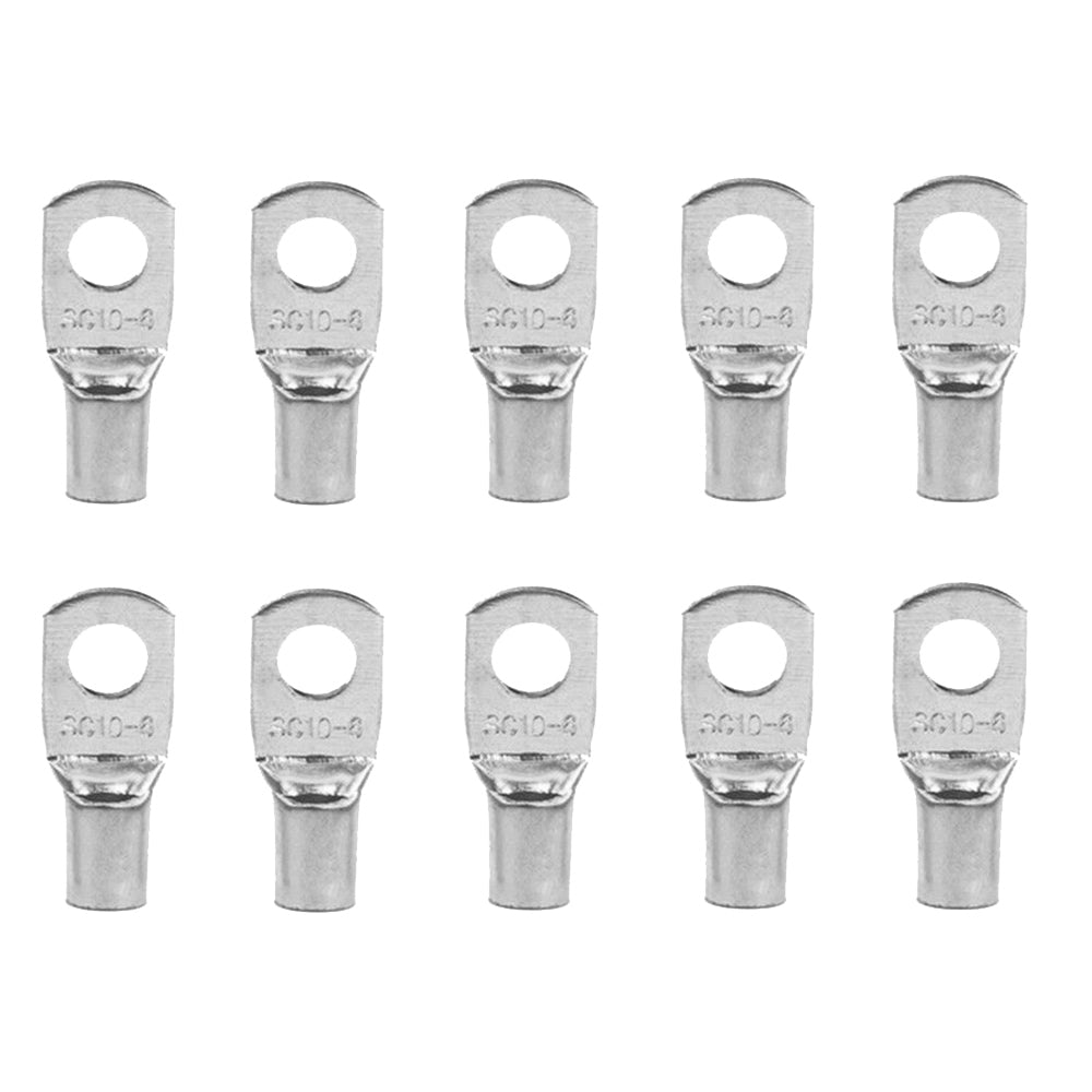 Pack 10 Terminales Ojo Batería Cable 10mm2 6,4mm Sc10-6