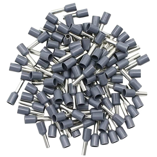 Terminales ferrule 4mm2 12awg Gris 100un