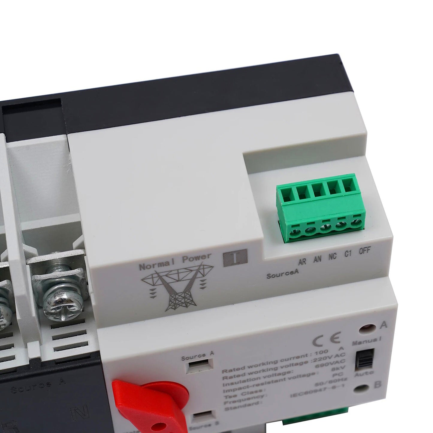 Interruptor Transferencia Automática Ats 100a 220v Generador