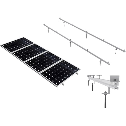 Estructura Montaje 8 Paneles Solares Fijo Soliot