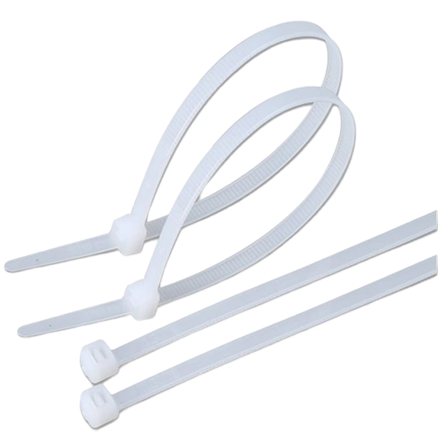 Amarra Cable Plastica 4x150mm Blanco Set 100 Unidades