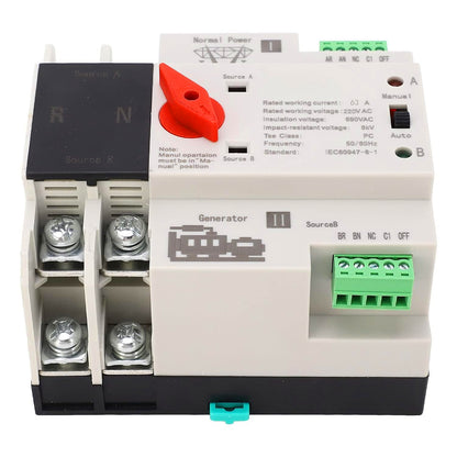 Interruptor Transferencia Automática Ats 63a 220v Generador