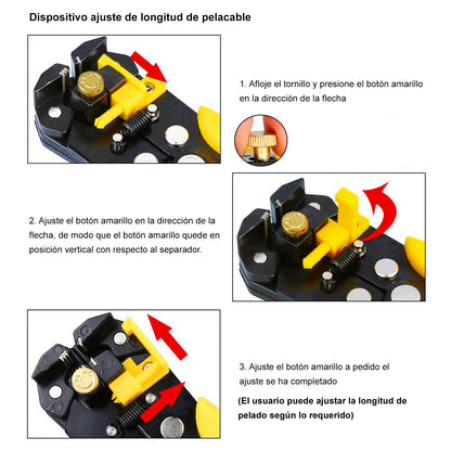 Alicate Pelacable Automático 0.2-6mm²