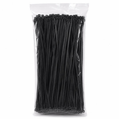 Amarra Cable Plástica 5x400mm Negro Set 100 Unidades