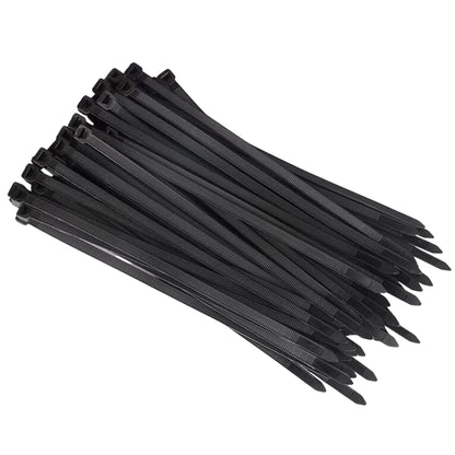 Amarra Cable Plástica 5x250mm Negro Set 100 Unidades