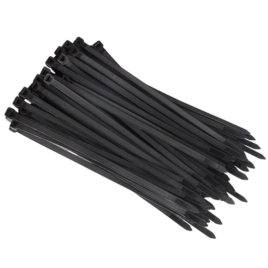 Amarra Cable Plástica 5x250mm Negro Set 100 Unidades