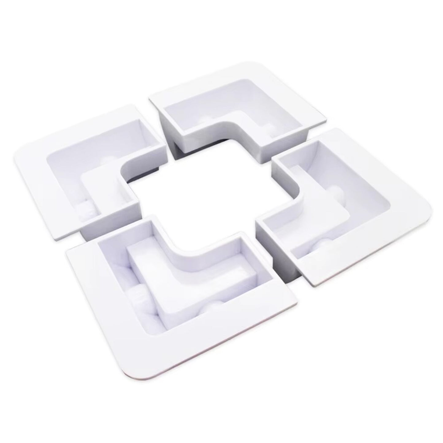 Base De Montaje Para Panel Solar Blanco