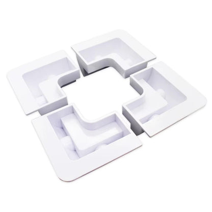 Base De Montaje Para Panel Solar Blanco