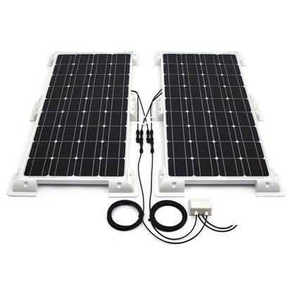 Base De Montaje Para Panel Solar Blanco