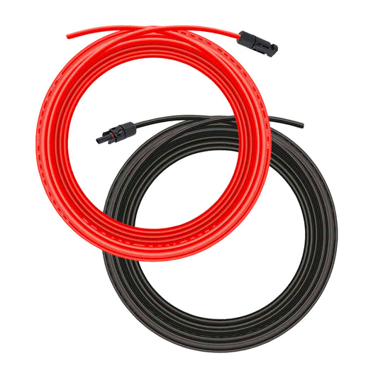 Cable Solar 4mm2 Con Conector Mc4 10 Mts