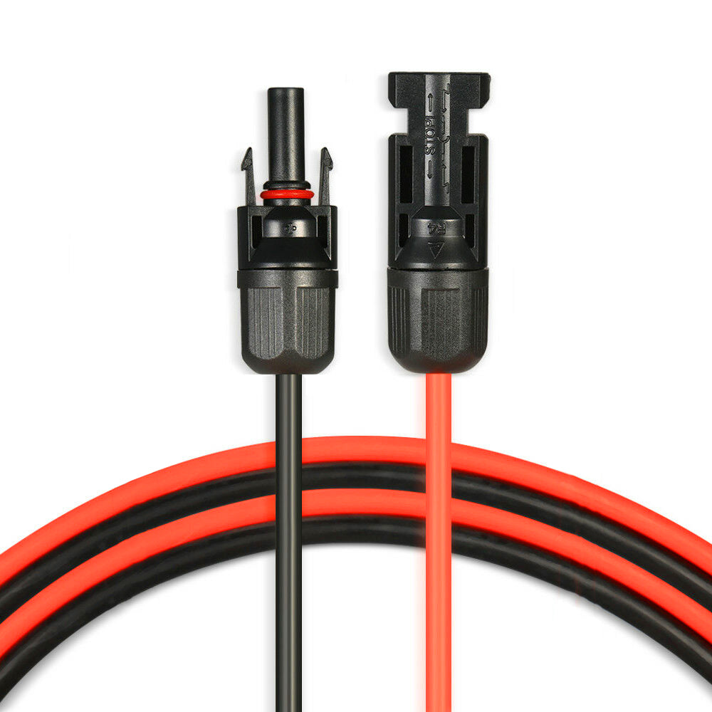 Cable Solar 4mm2 Con Conector Mc4 20 Mts