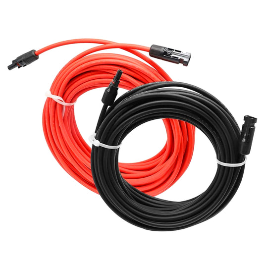 Cable Solar 6mm2 Con Conector Mc4 40 Mts