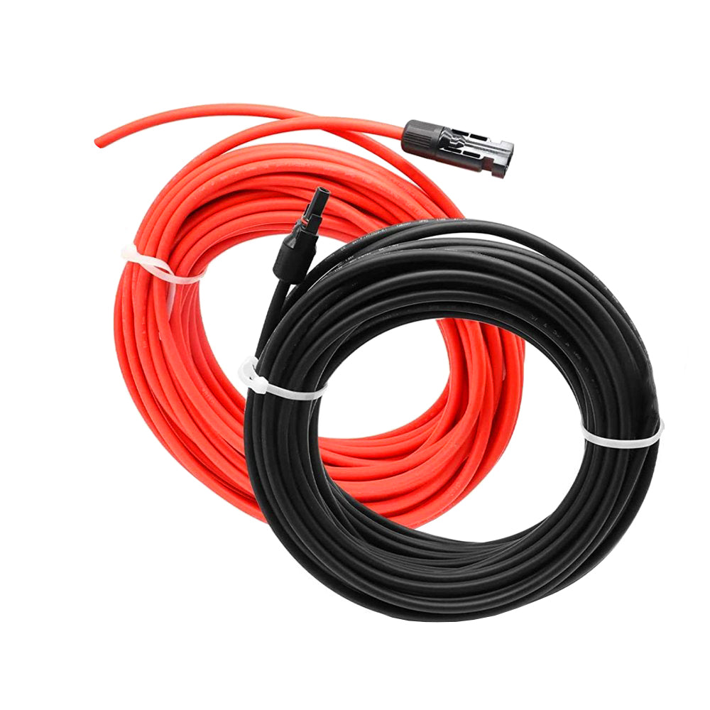 Cable Solar 4mm2 Con Conector Mc4 40 Mts