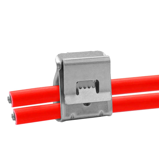 10 Clips Para Cables 2.5-6mm² Acero Inoxidable