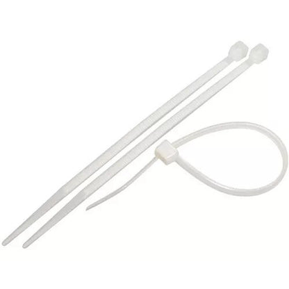 Amarra Cable Plastica 5x500mm Blanco Set 100 Unidades