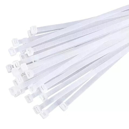 Amarra Cable Plastica 5x500mm Blanco Set 100 Unidades