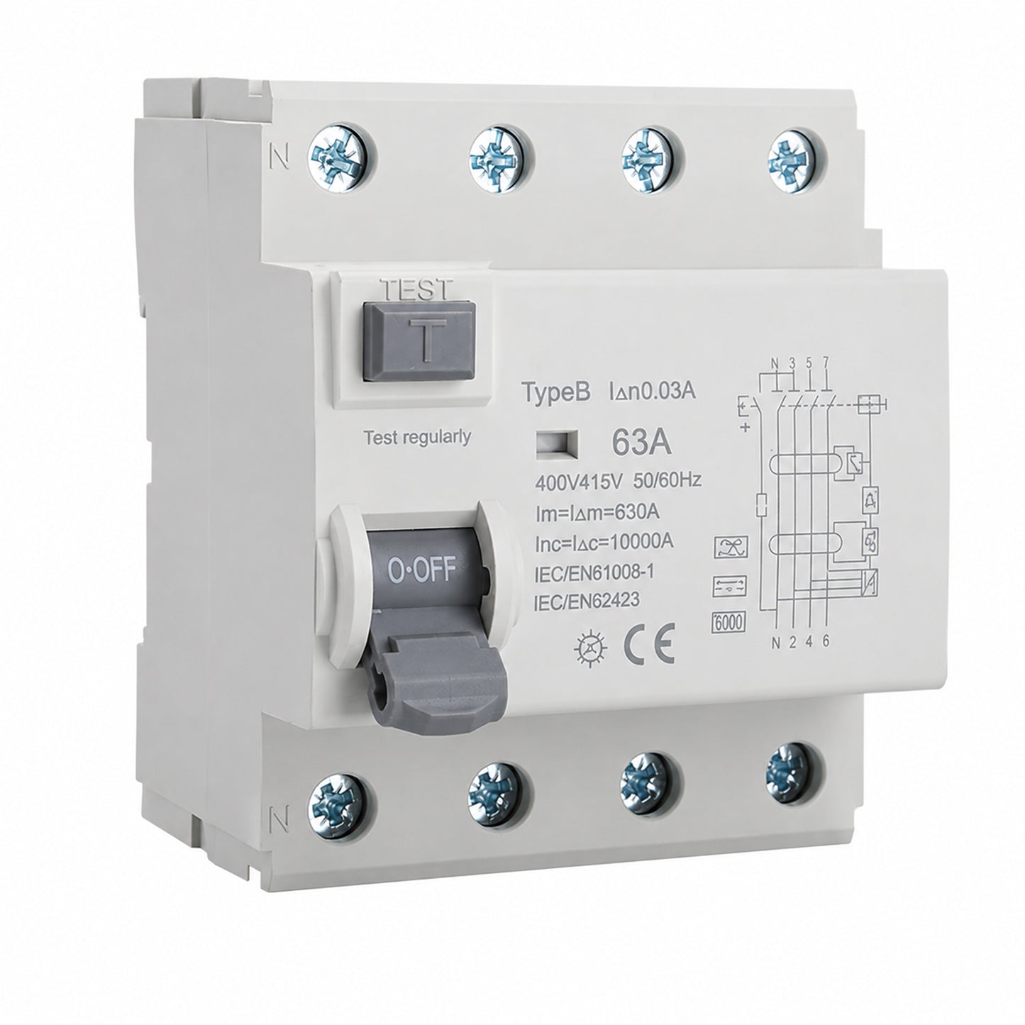 Interruptor Diferencial 4P 25A 30mA HLNB2