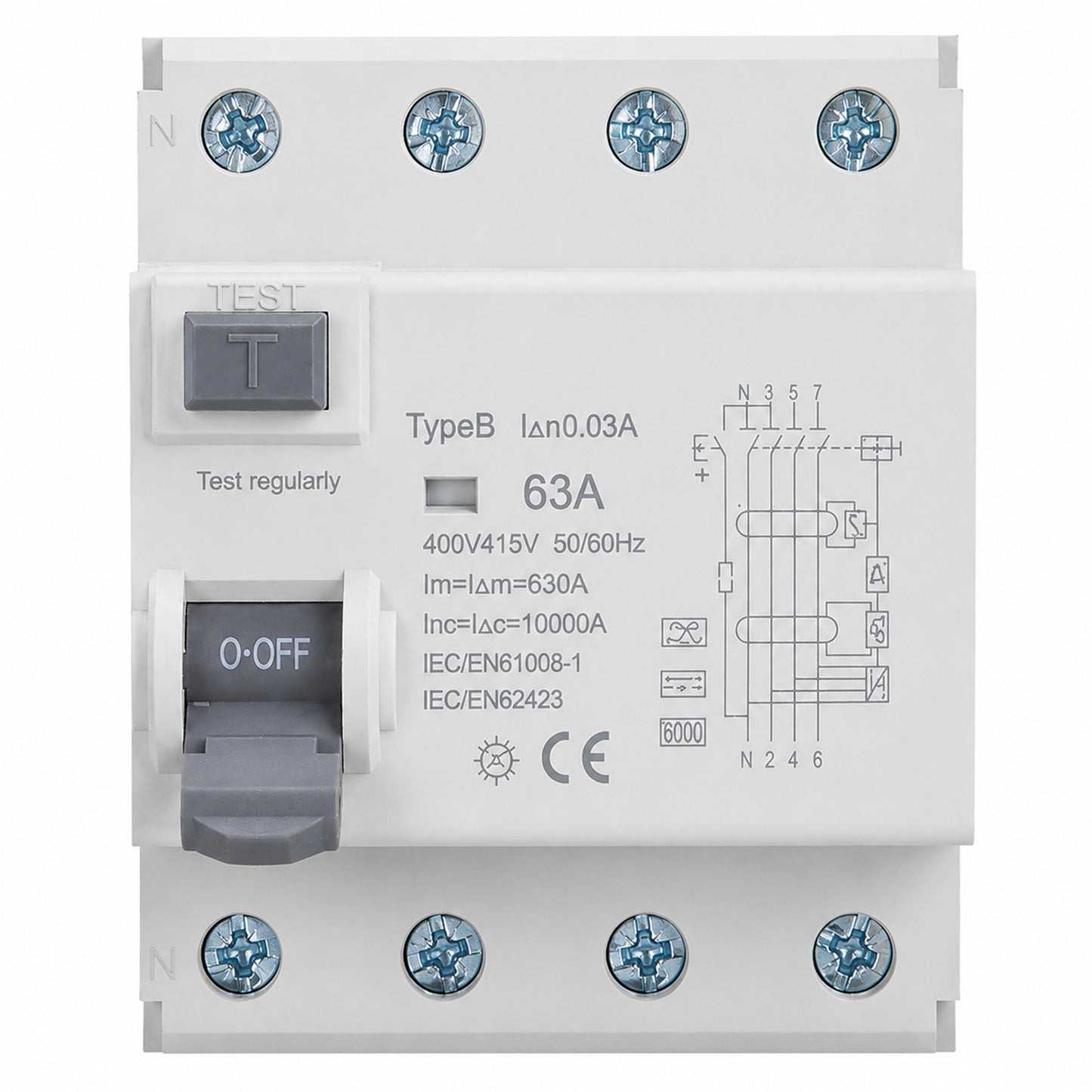 Interruptor Diferencial 4P 25A 30mA HLNB2