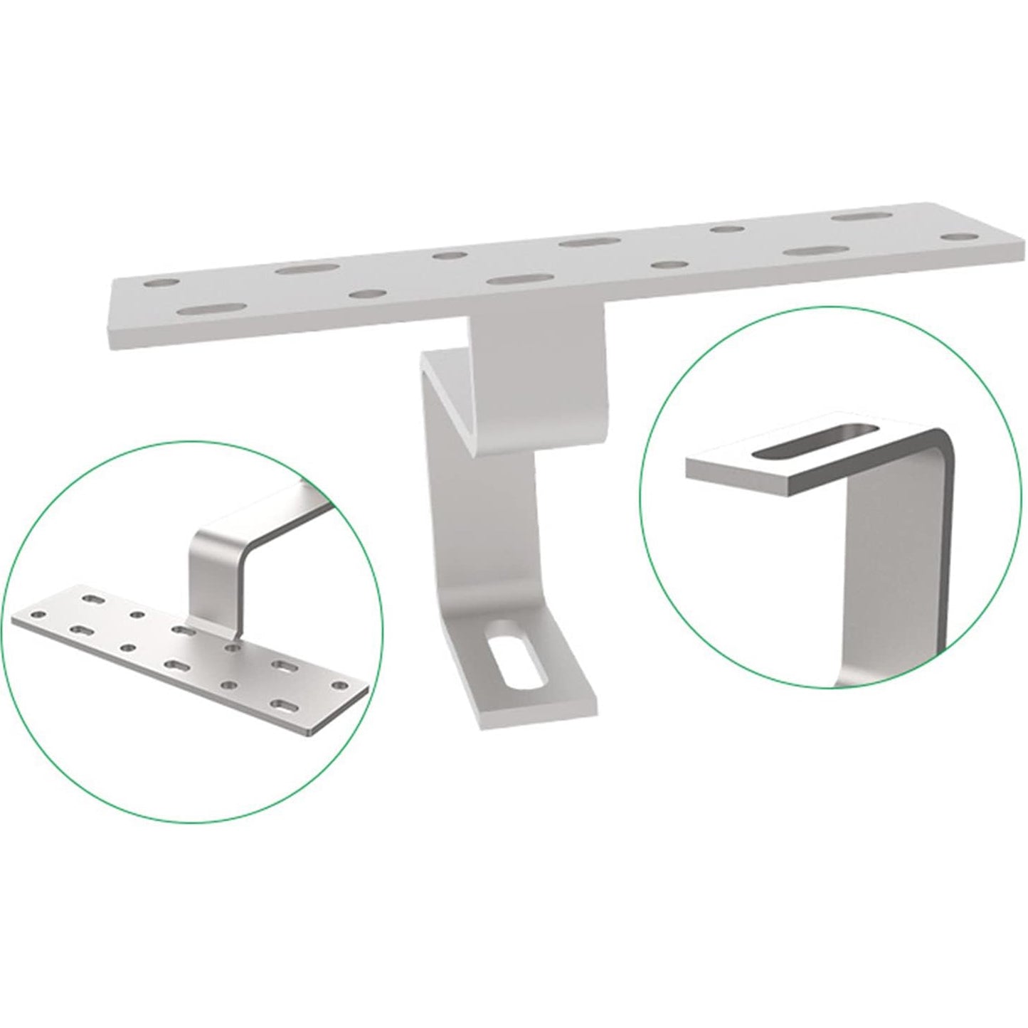 Fijación Para Techo De Tejas Tipo 2 Solar