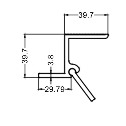 Fijación Ajustable Para Techo De Chapa Trapezoidal