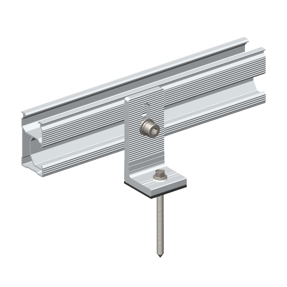 Estructura Montaje 2 Paneles Solares Techo Plano