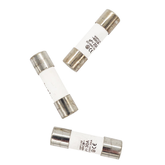 Pack 10 Fusibles 10x38mm 1000v De 10a A 30a Soliot