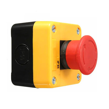 Pulsador De Emergencia Sobrepuesto Tipo Hongo 40mm Nc