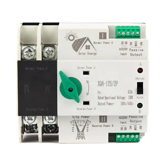 Interruptor Ats Transferencia Automática 63a Monofásico