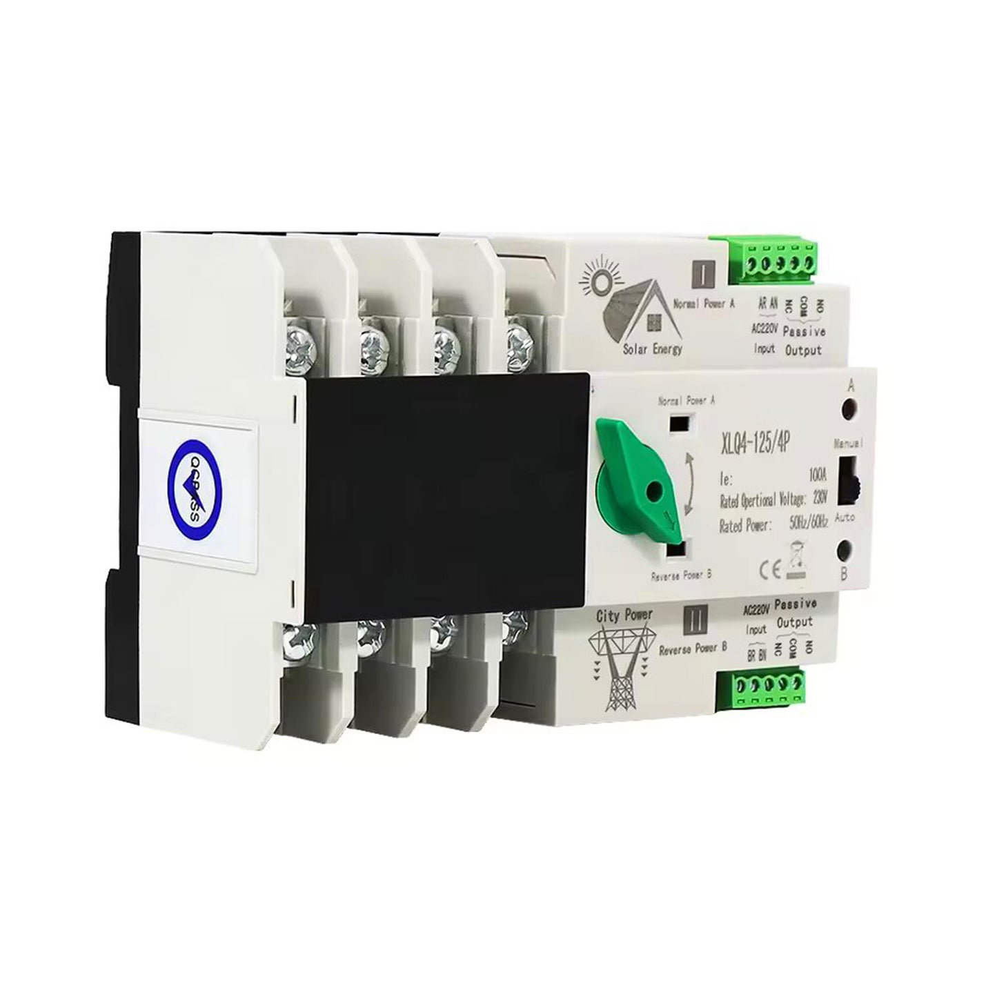 Interruptor Ats Transferencia Automática 4p 125a Trifásico