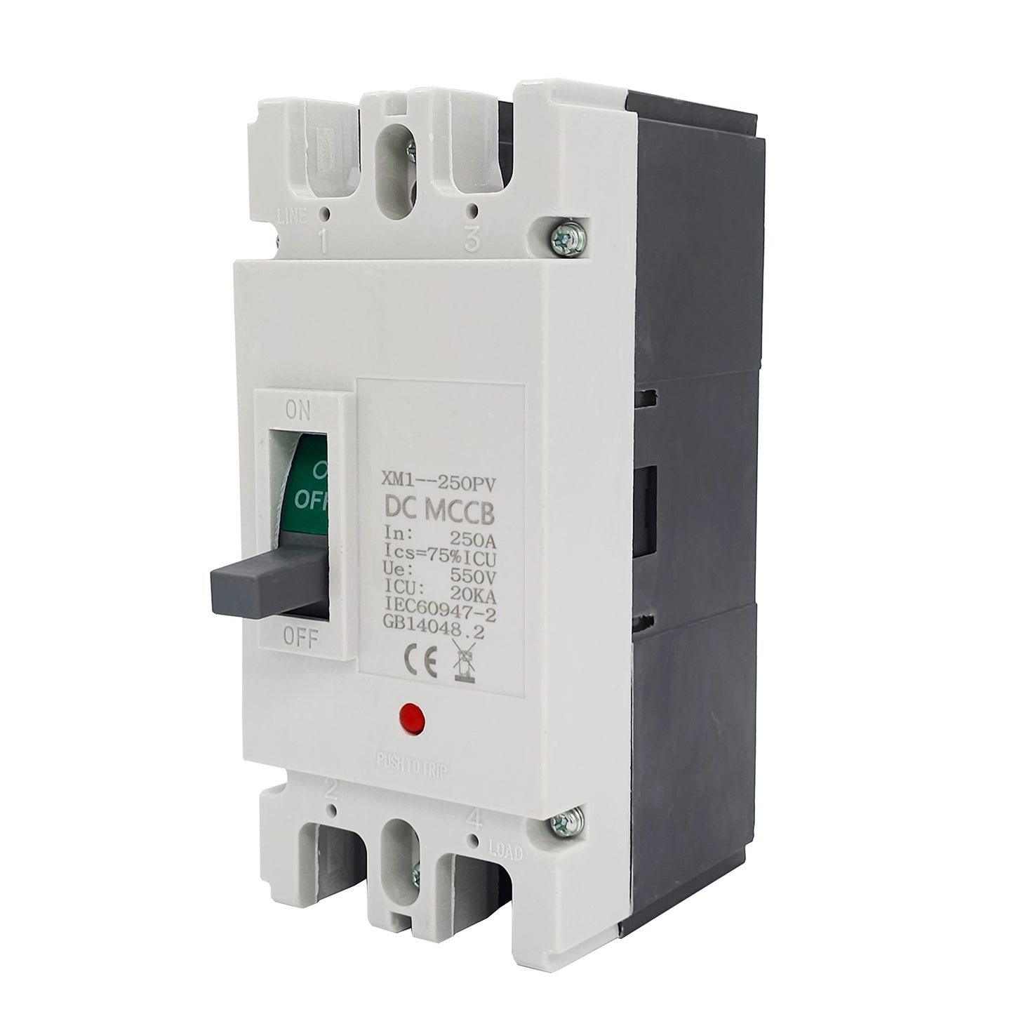 Disyuntor Automático Dc Mccb 2p 550v 250a 20ka