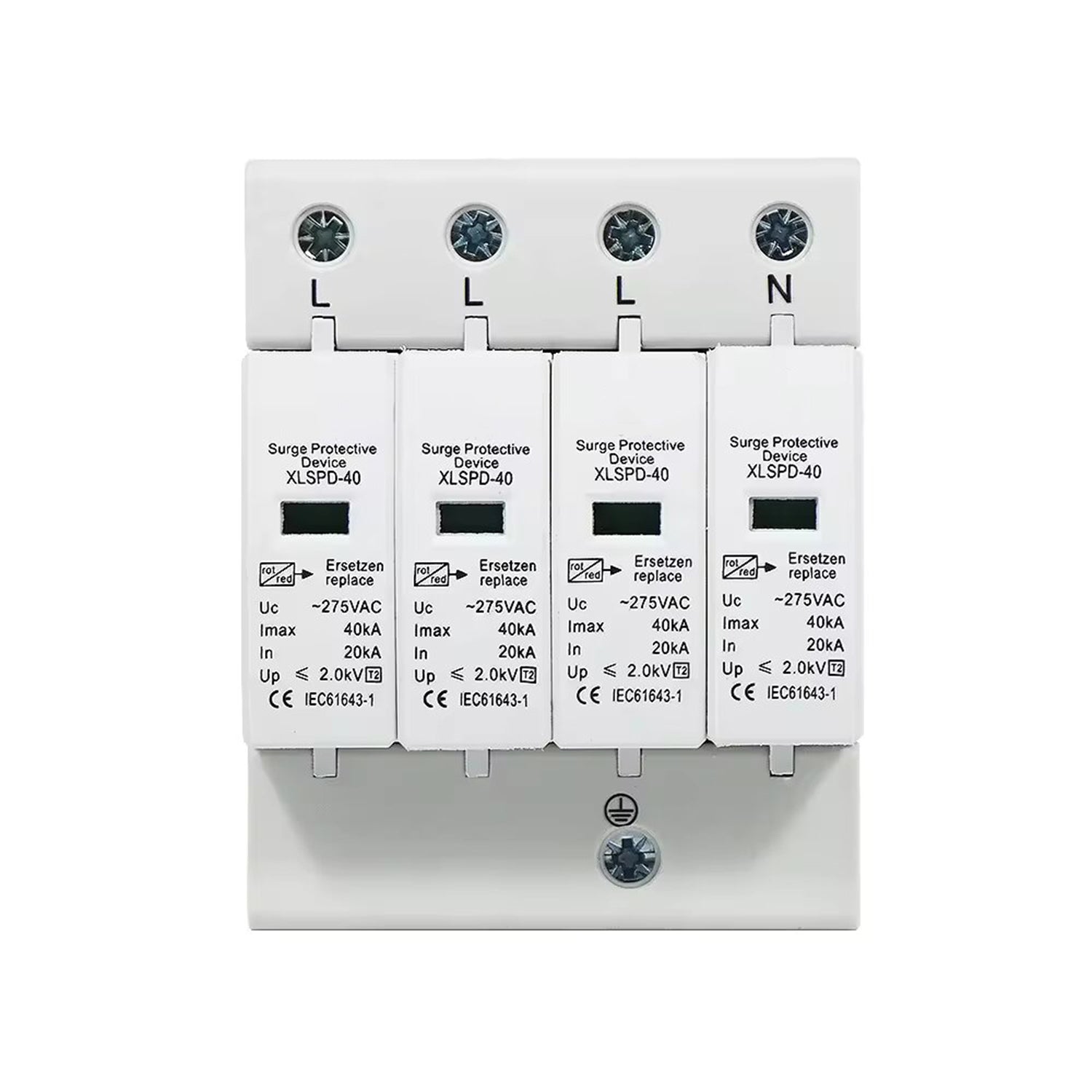 Protector Sobretensiones Pararrayos 385vac 4p 60ka – Soliot