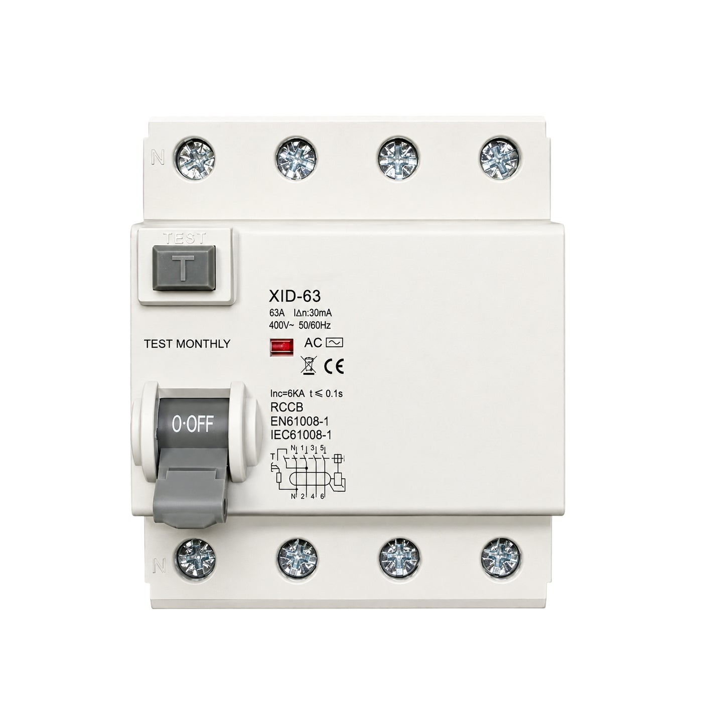Interruptor Diferencial 4P 25A 30mA HLNB2