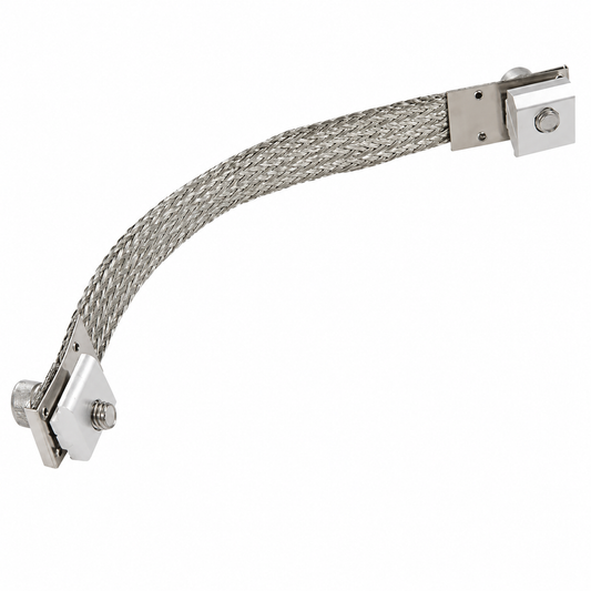 Conector Jumper Tierra Para Riel Solar 20cm